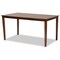 Baxton Studio Cherese Modern and Contemporary Grey Fabric and Walnut Brown Finished Wood 7-Piece Dining Set 186-10545-10520-Zoro - alternate 3
